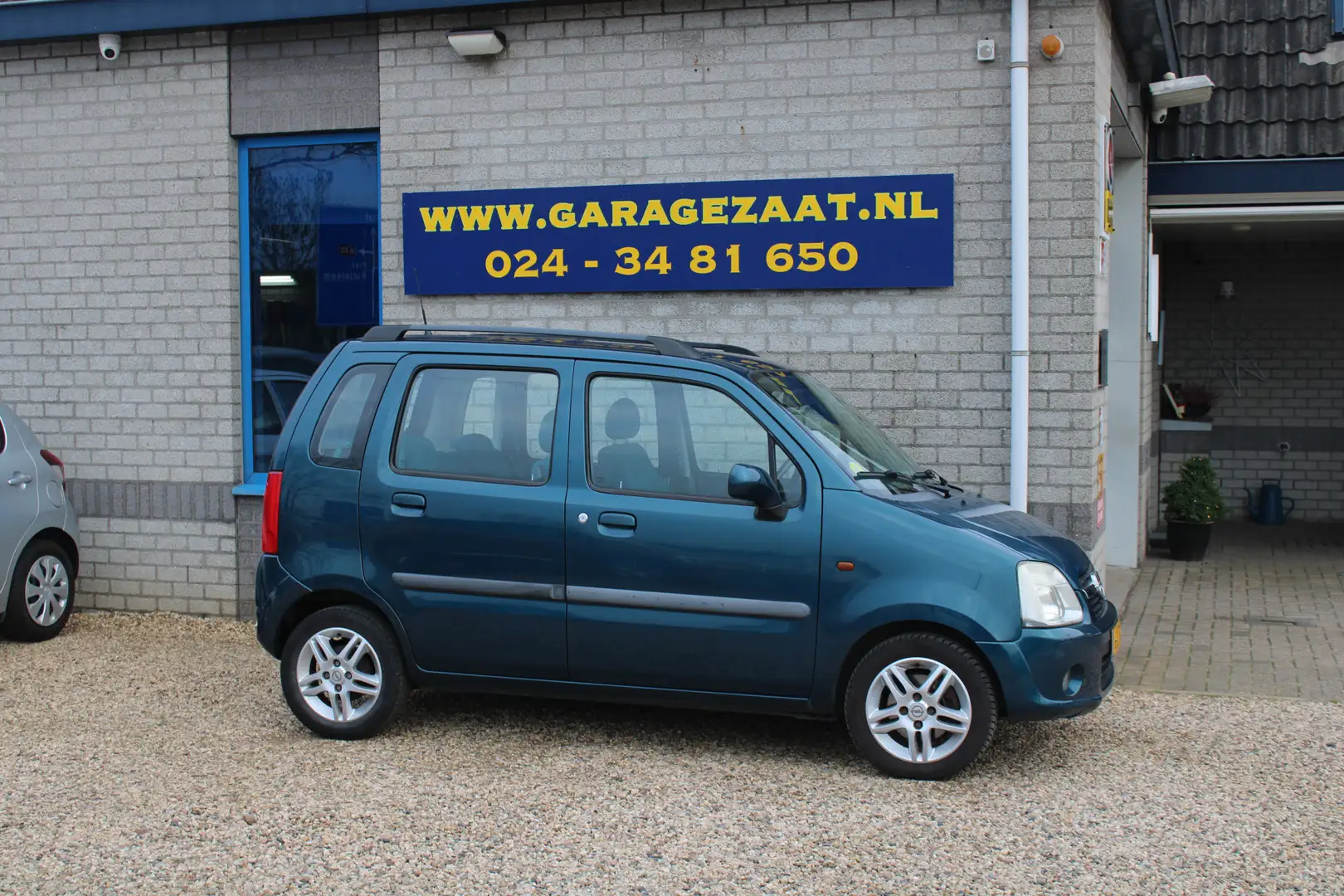 Opel Agila 1.2-16V Maxx Airco APK 12-10-2026 Grün - 2