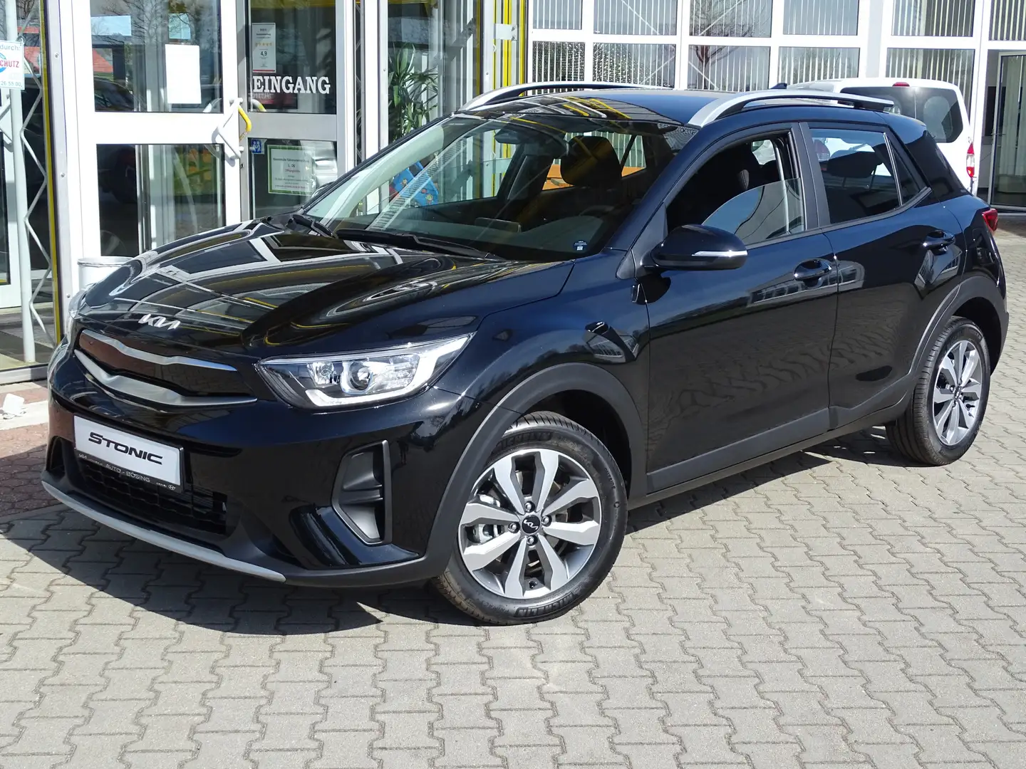 Kia Stonic 1.0 Vision DCT Klima-SHZ-Navi-LED-virt.Cp Schwarz - 1