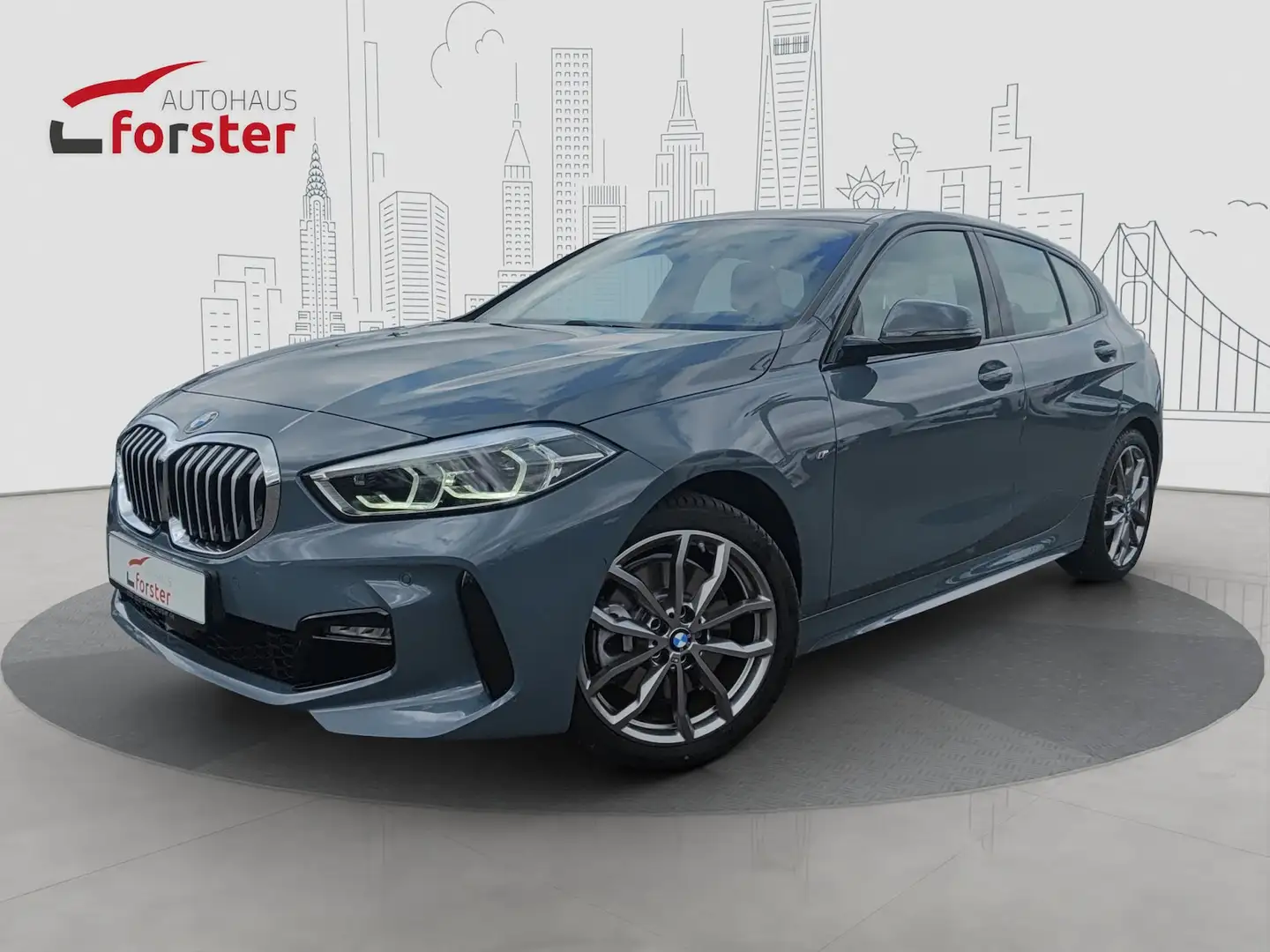 BMW 120 120d xDrive M Sport Schaltwippen Lenkrad beheiz Grigio - 1