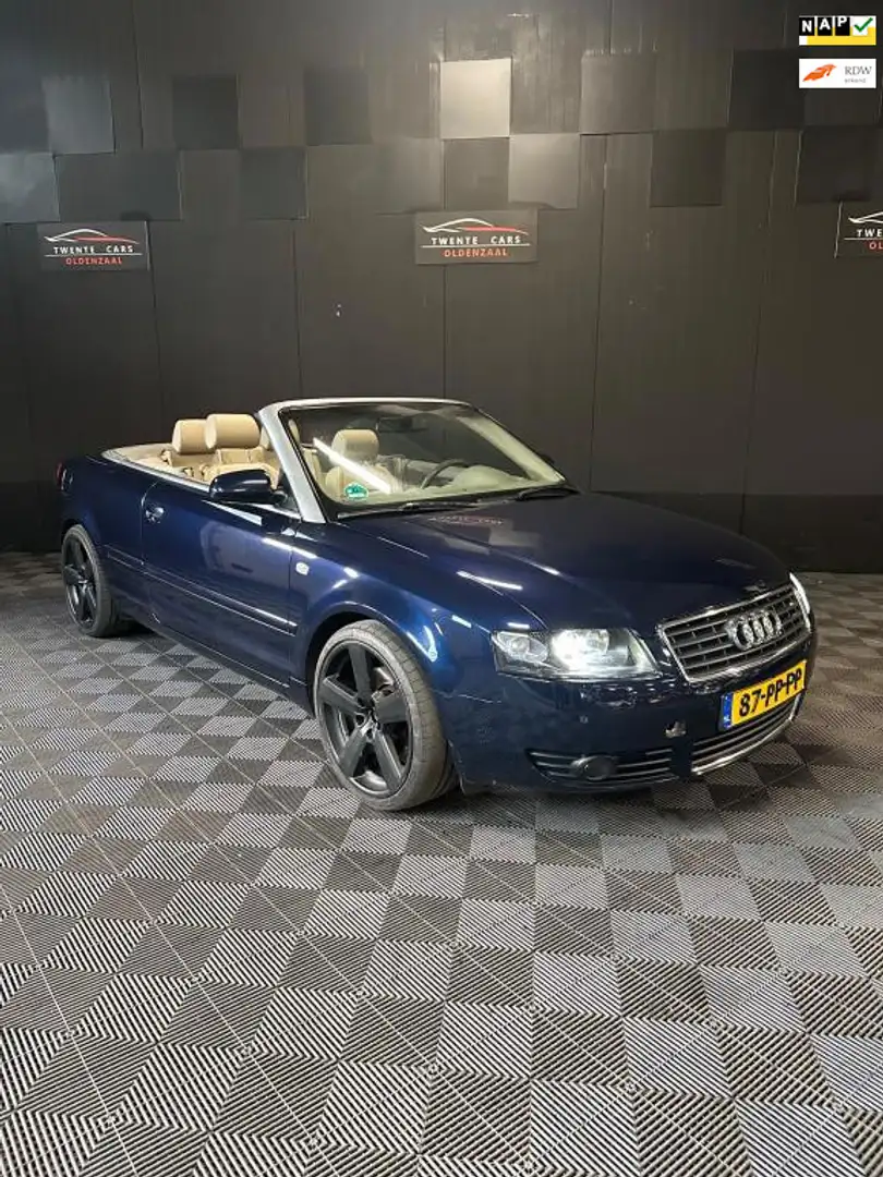 Audi A4 Cabriolet 3.0 V6 Pro Line | Xenon | Leder | Nieuwe Bleu - 1