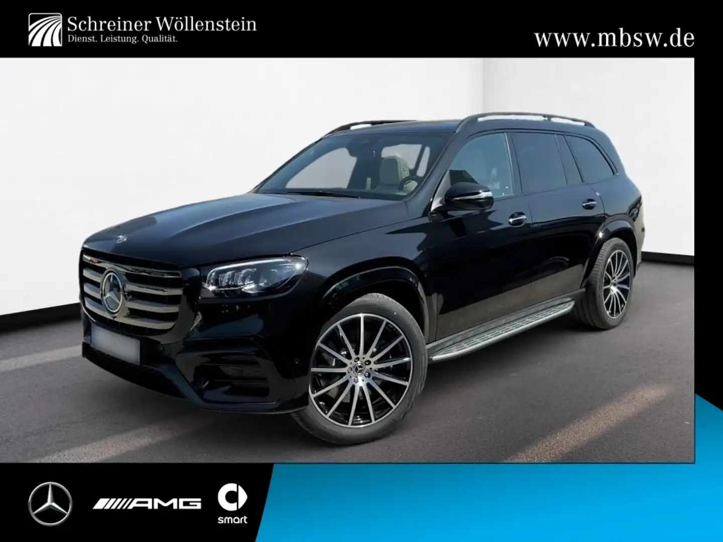 Mercedes-Benz GLS 450 d 4m AMG*Night*AHK*Pano*Mbeam*Burmester* Schwarz - 1
