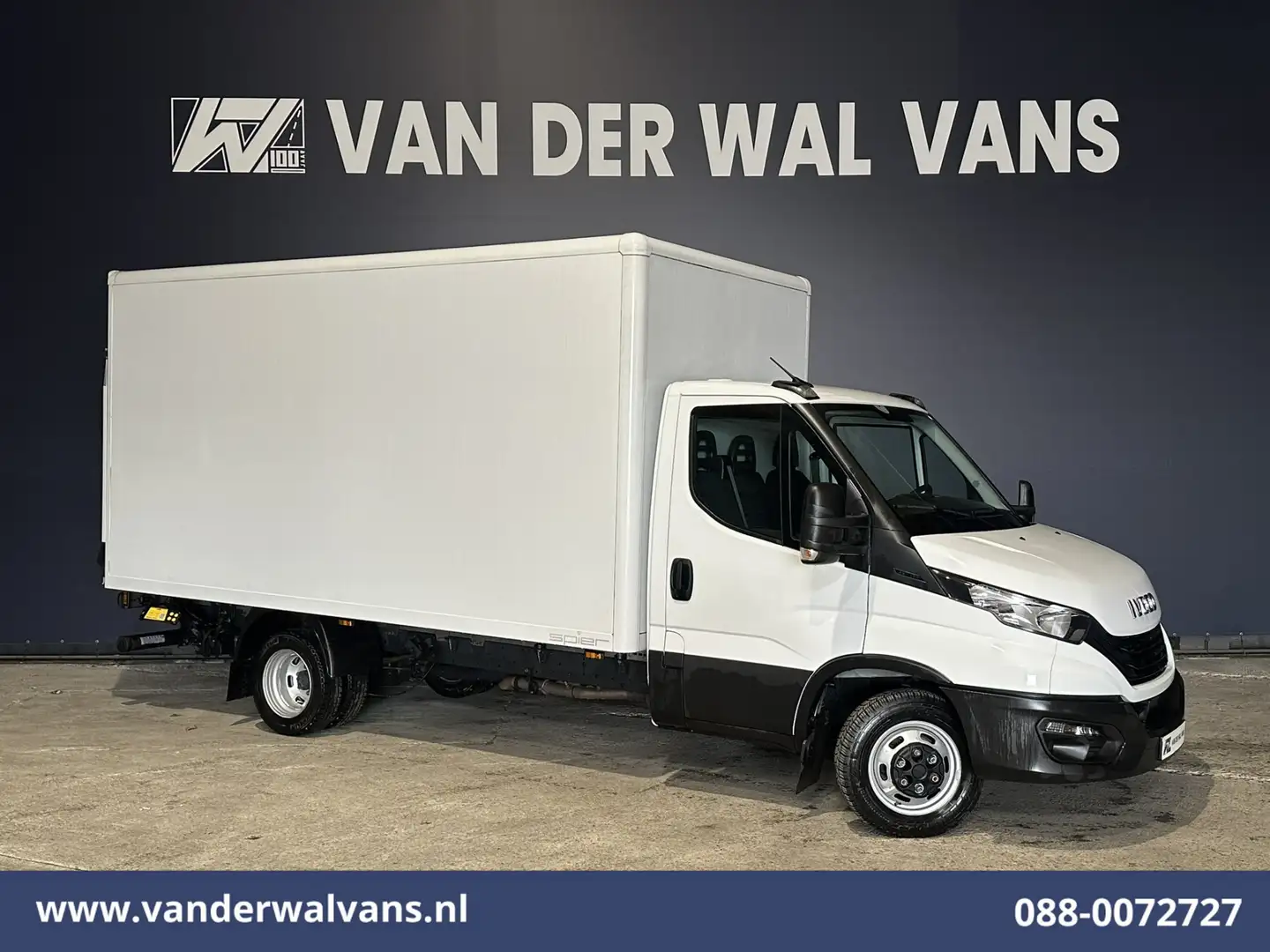 Iveco Daily 35C16 157pk Bakwagen Laadklep Dubbel Lucht Euro6 A Blanc - 1
