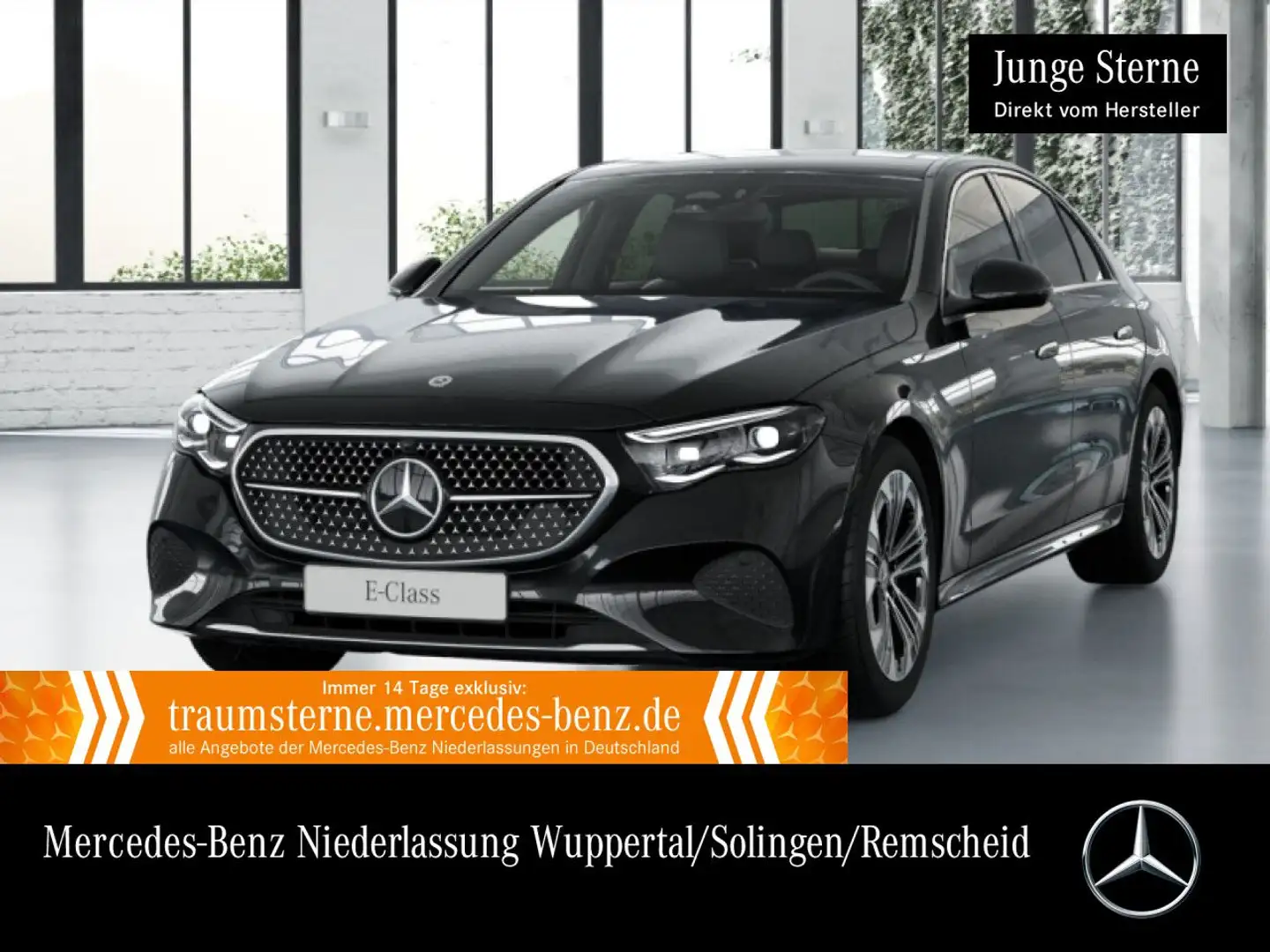Mercedes-Benz E 200 Avantgarde 360° Distr. Sitzklima Totwinkel Schwarz - 1