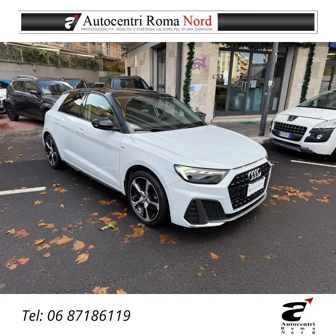 Audi A1 Sportback 30 1.0 tfsi Admired s-tronic Weiß - 1