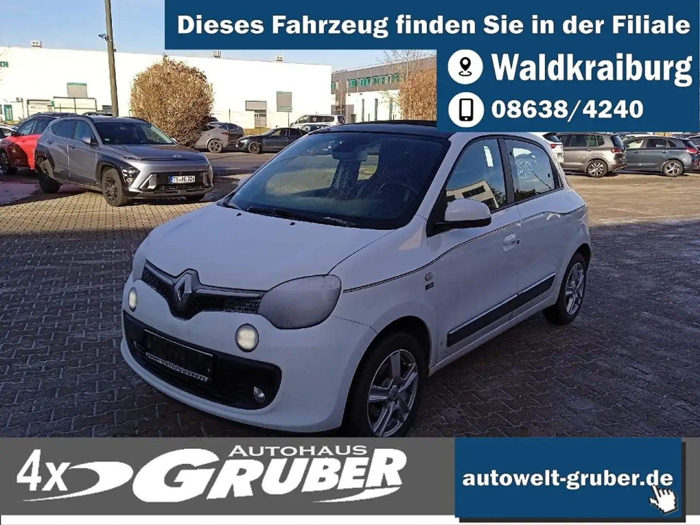 Renault Twingo Klimaautomatik+Tempomat+Alu+Faltdach Blanc - 1