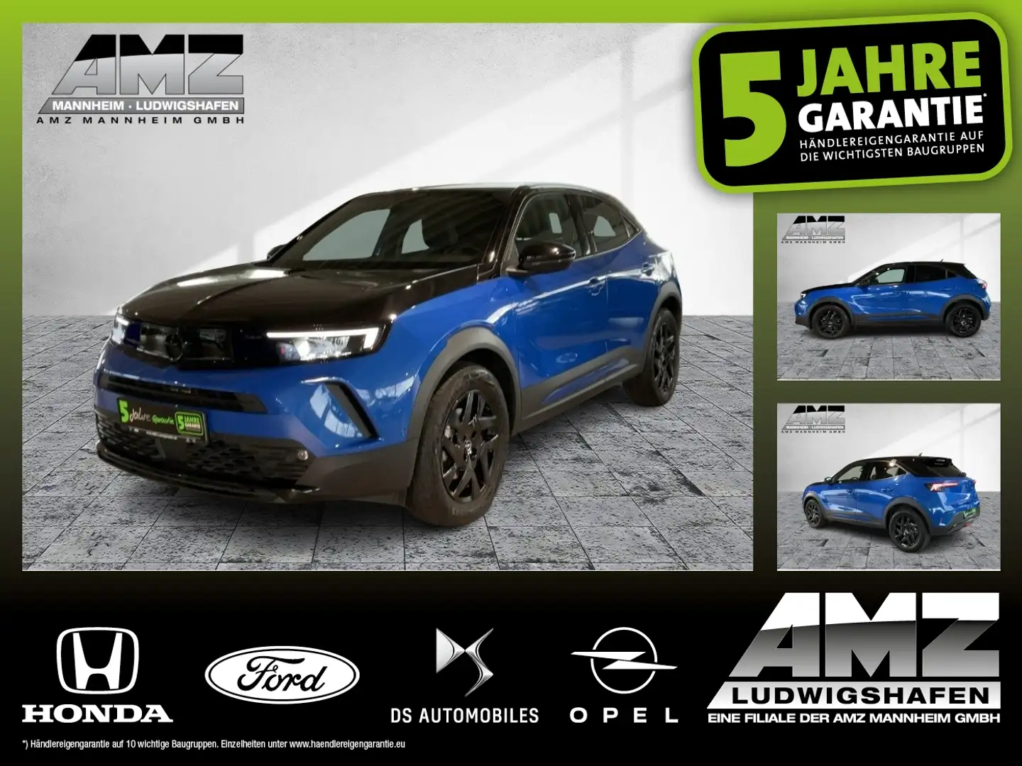 Opel Mokka-E GS Line LED+Navi+Winterpaket+Alufelgen Blau - 1