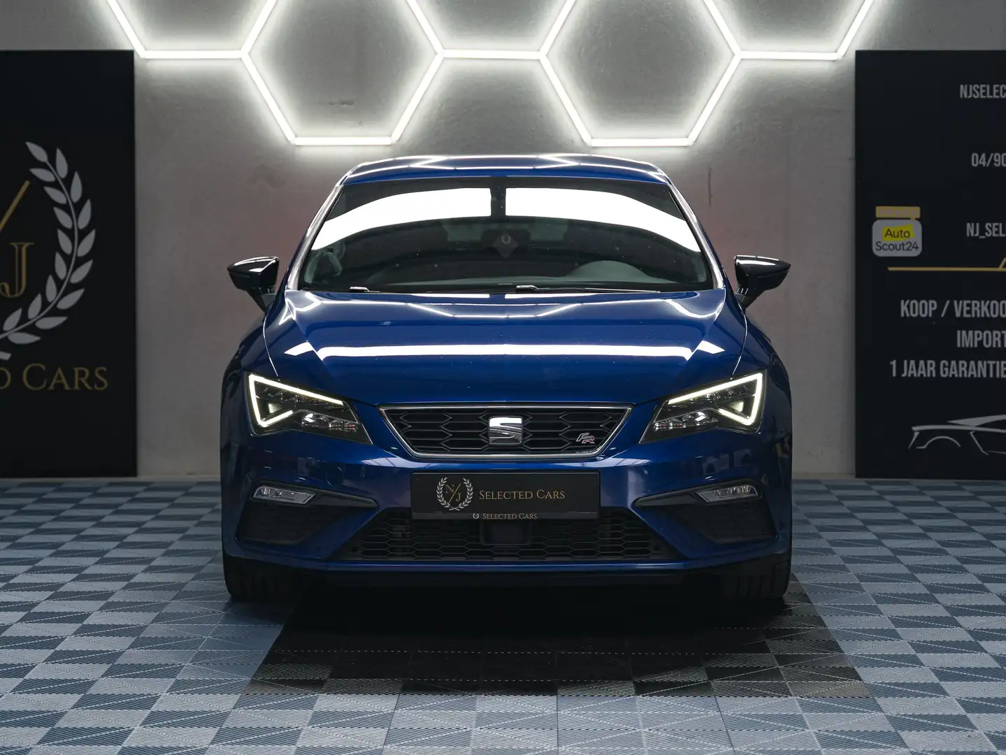 SEAT Leon 1.5 TSI FR *NAVI*AUDIO BEATS*CARPLAY* Blauw - 2