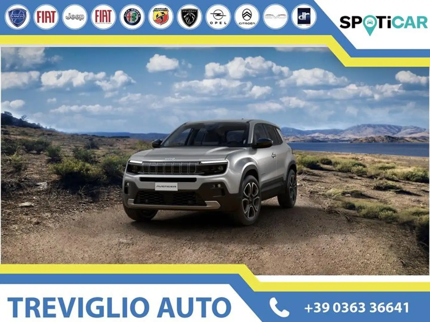 Jeep Avenger 1.2 Turbo 100 CV Summit Grigio - 1