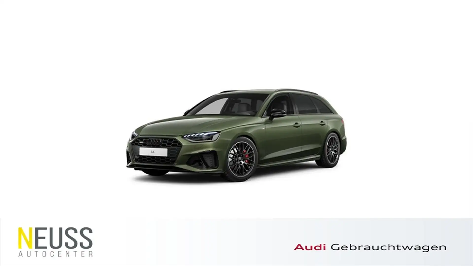 Audi A4 Avant 40 TFSI quattro S line MATRIX+RFK+ACC+ Grün - 1