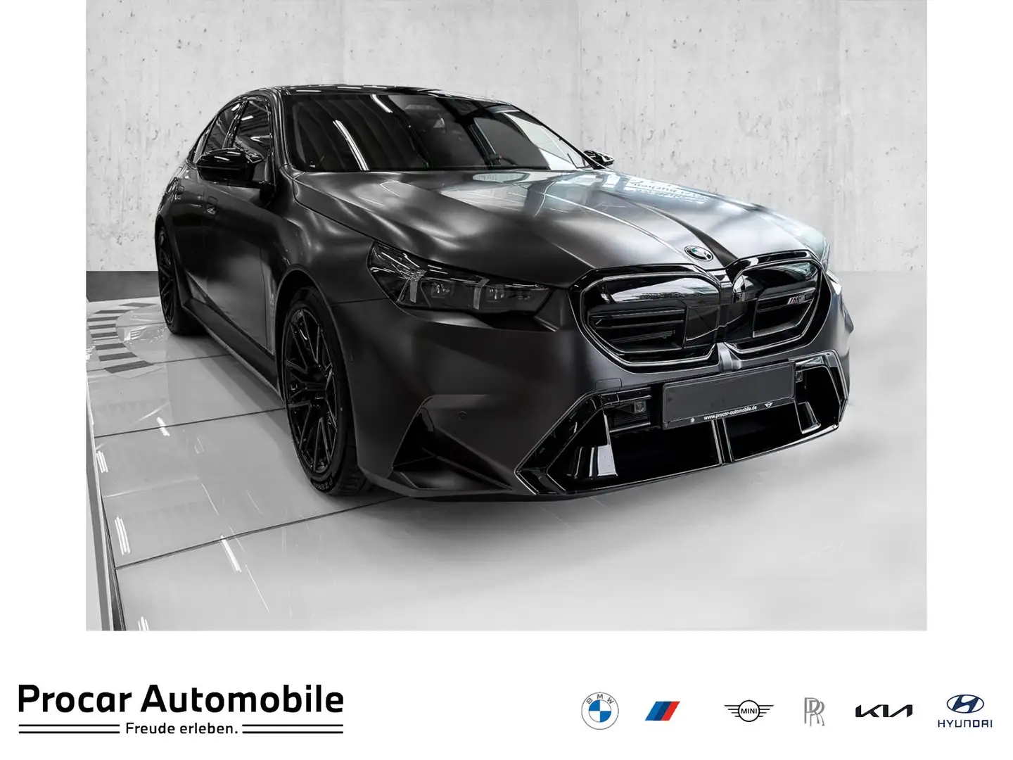 BMW M5 Limousine M Sport HUD PANO ACC AHK 360°KAM Gris - 1