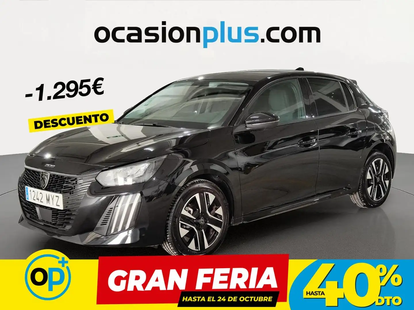 Peugeot 208 1.2 Puretech S&S Allure 100 Negro - 1