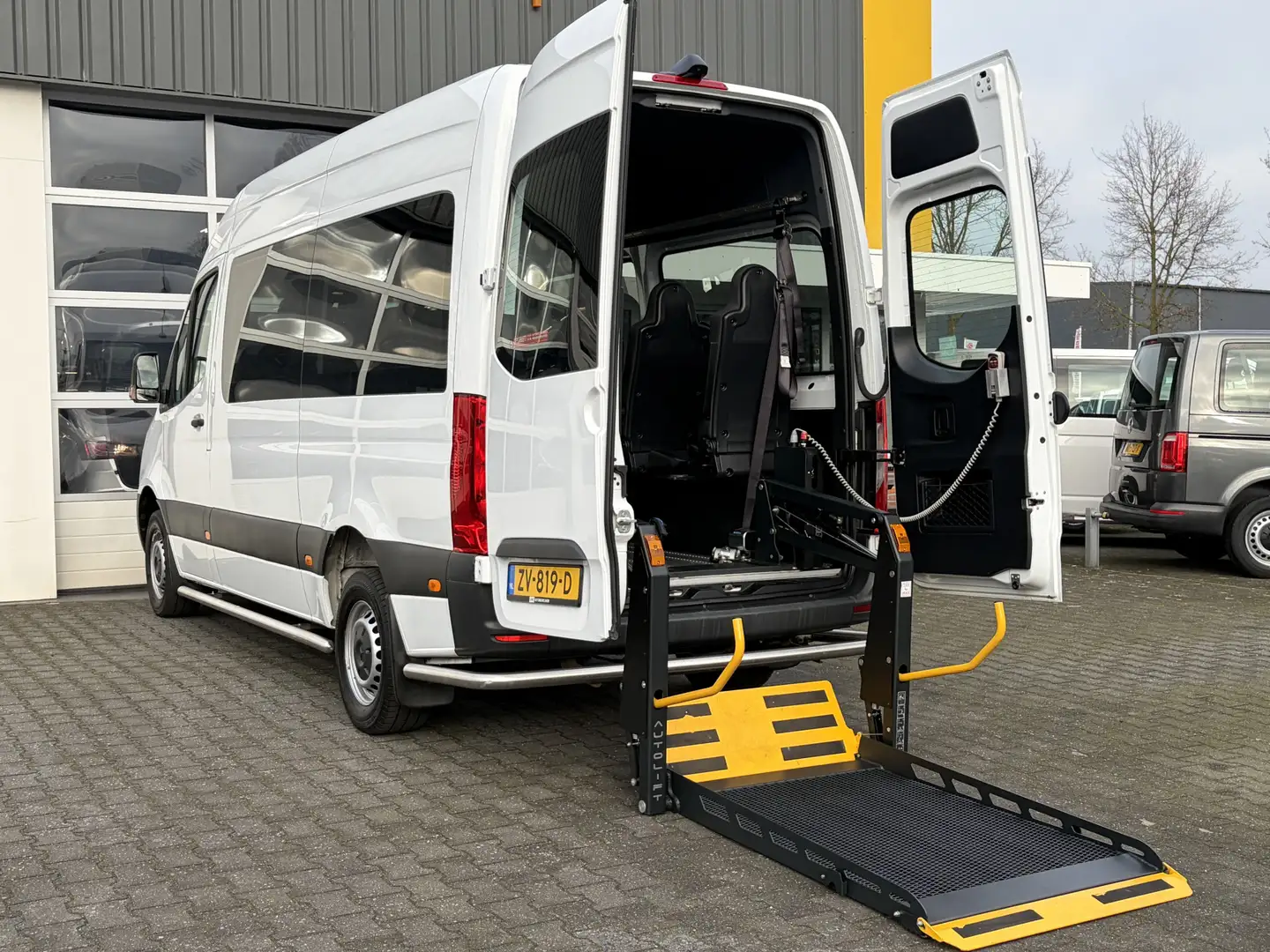 Mercedes-Benz Sprinter Tourer Automaat L2 H2 Euro 6 Airco Rolstoel-lift I Wit - 2