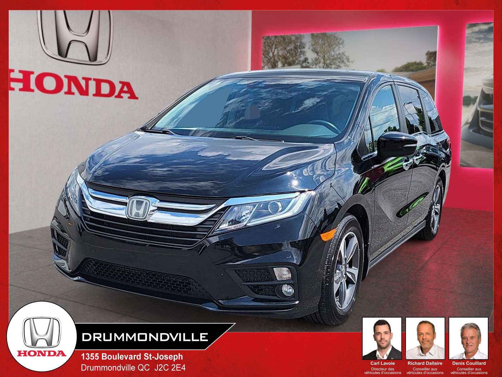 2019 Honda Odyssey EX + TOIT OUVRANT + SIÈGES CHAUFFANTS + APPLE CAR