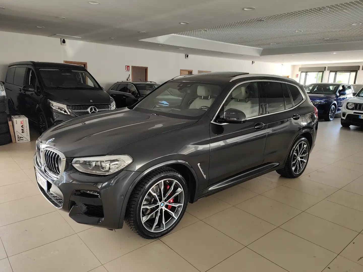 BMW X3 xDrive30d 48V 249CV Msport auto Pelle Tetto Navi Gris - 1