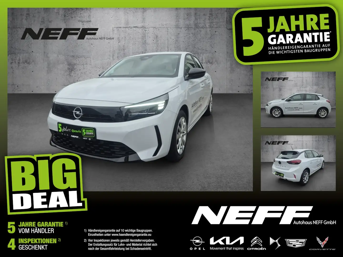 Opel Corsa F 1.2 Turbo Edition LED+SHZ+Fernlichtass. Bianco - 1