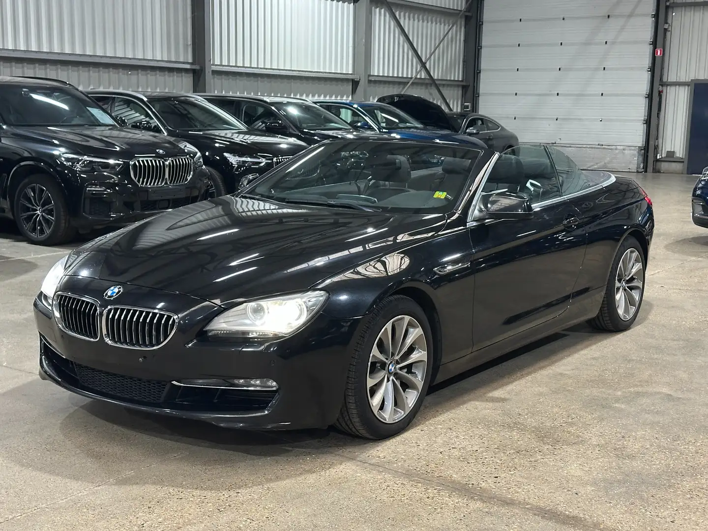 BMW 640 640i Cabrio Noir - 1