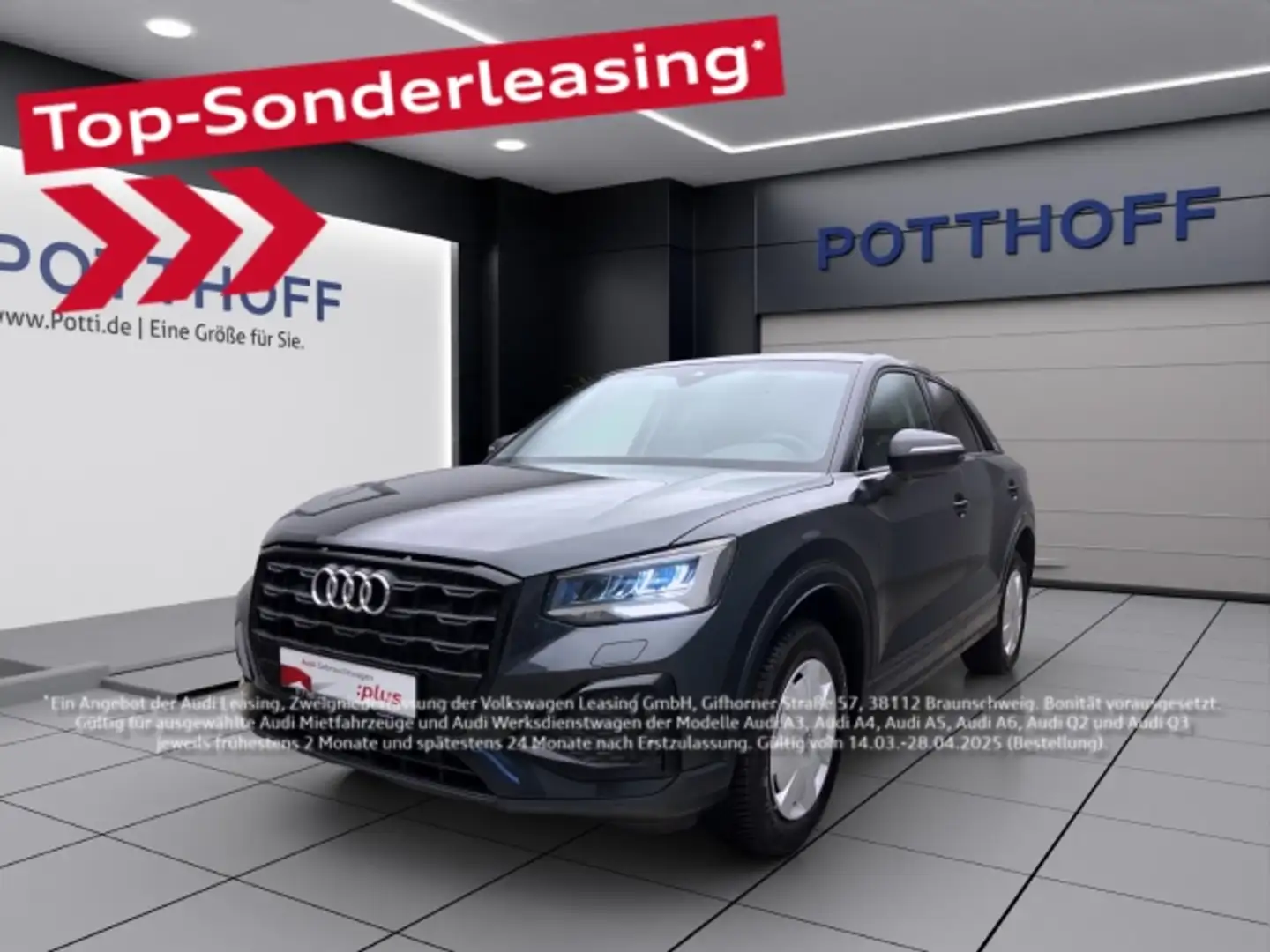 Audi Q2 35 TFSI ADVANCED AHK LM18 LED PDC KLIMA Grau - 1