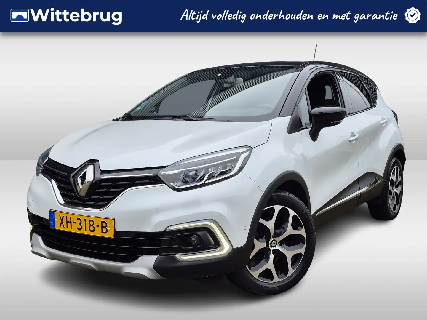 Renault Captur 0.9 TCe Intens | Trekhaak | Navigatie | Parkeersen Wit - 1