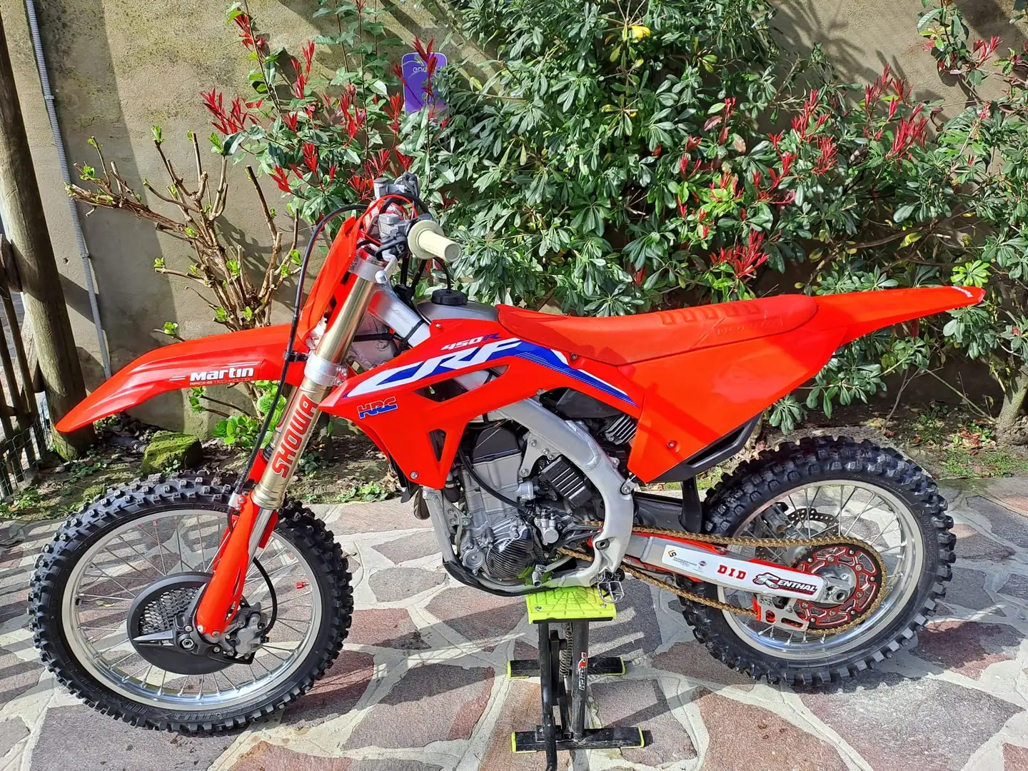 Honda CRF 450 crf 450 r red moto Rouge - 1