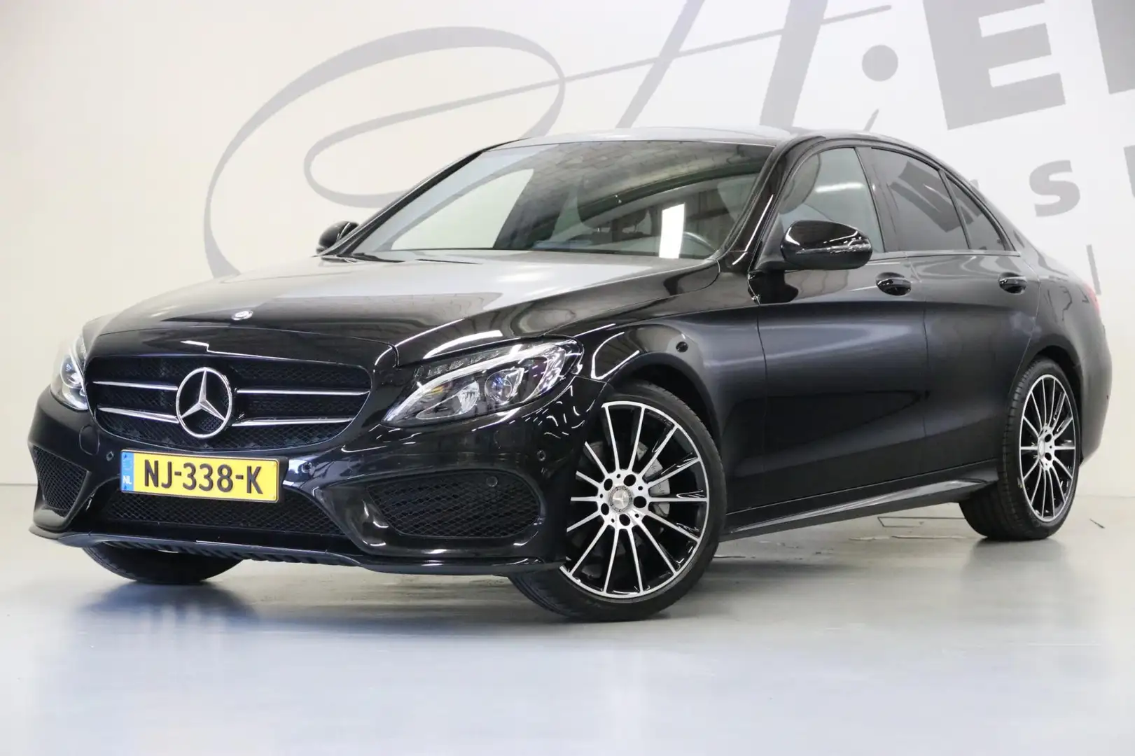 Mercedes-Benz C 180 AMG-Styling/Nightpakket/Dodehoekassistent Zwart - 1