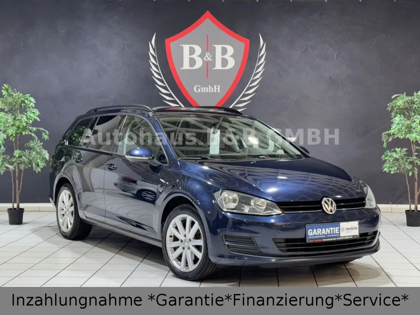 Volkswagen Golf 2.0TDI*DSG*Navi*Tempo*SHZ*PDC*AHK Blau - 1