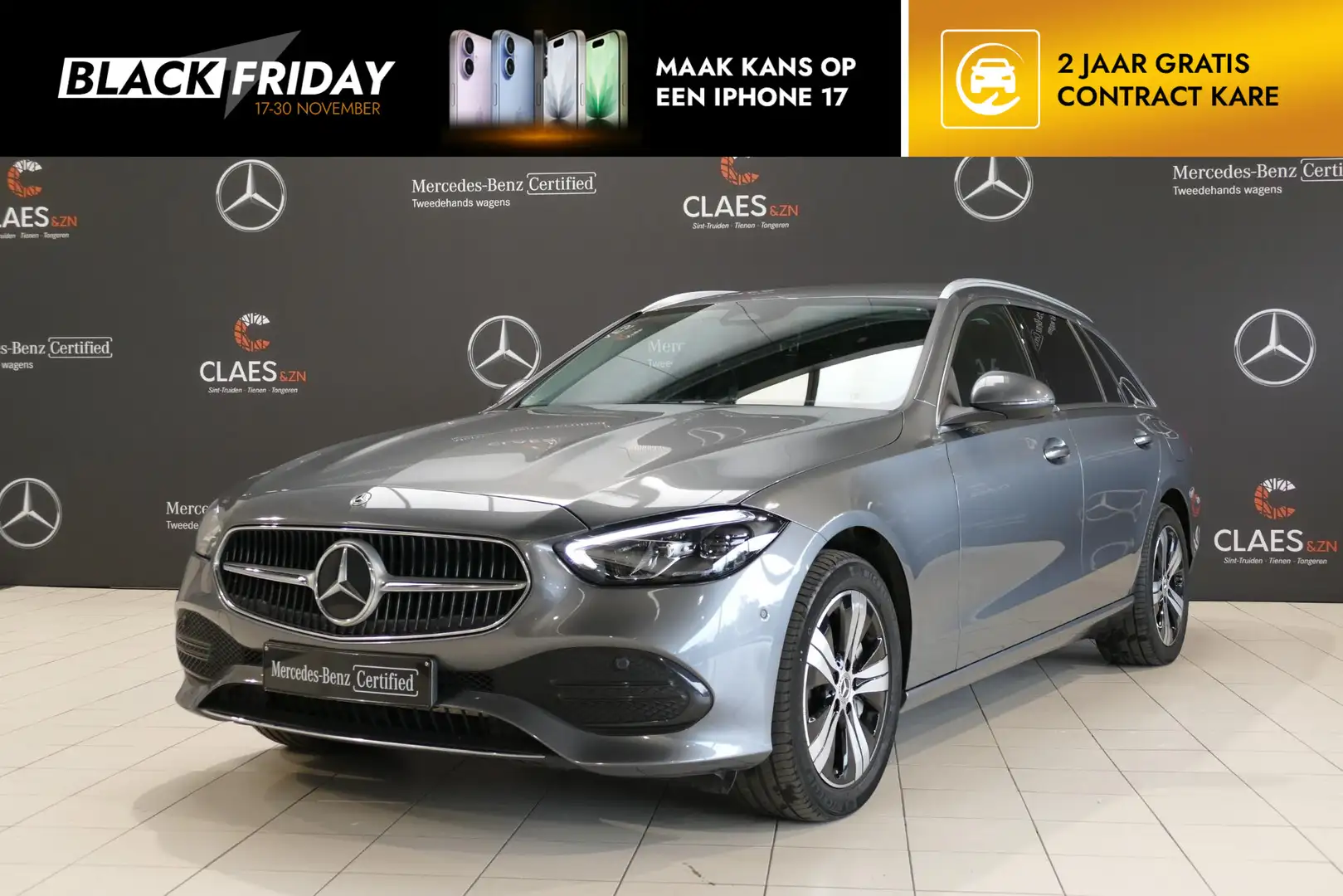 Mercedes-Benz C 300 300e Estate Business Line DOS 7429 Gris - 1