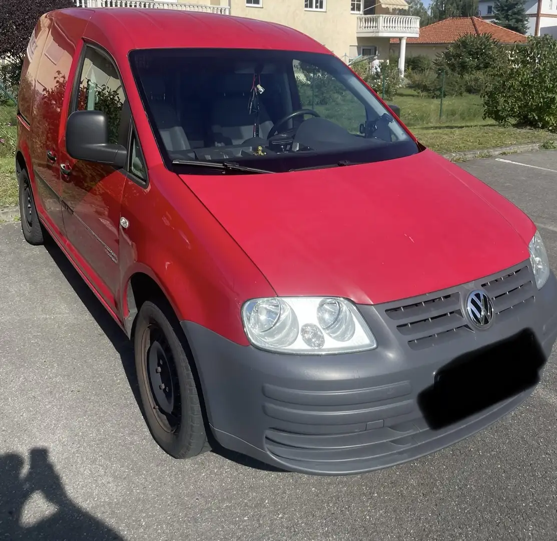 Volkswagen Caddy Kasten Rot - 1