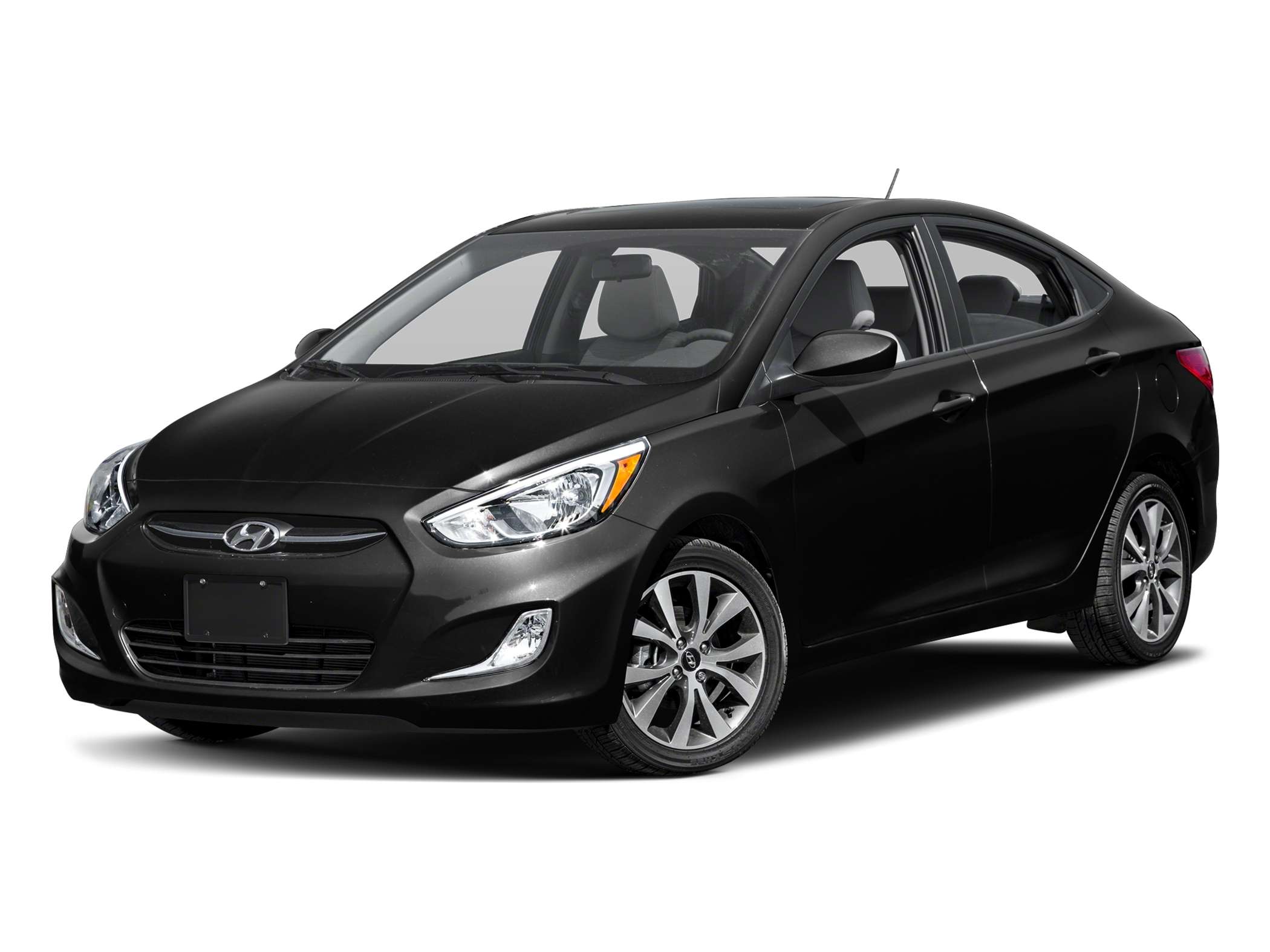 Black 2017 Hyundai Accent Sedan Front-Wheel Drive Automatic