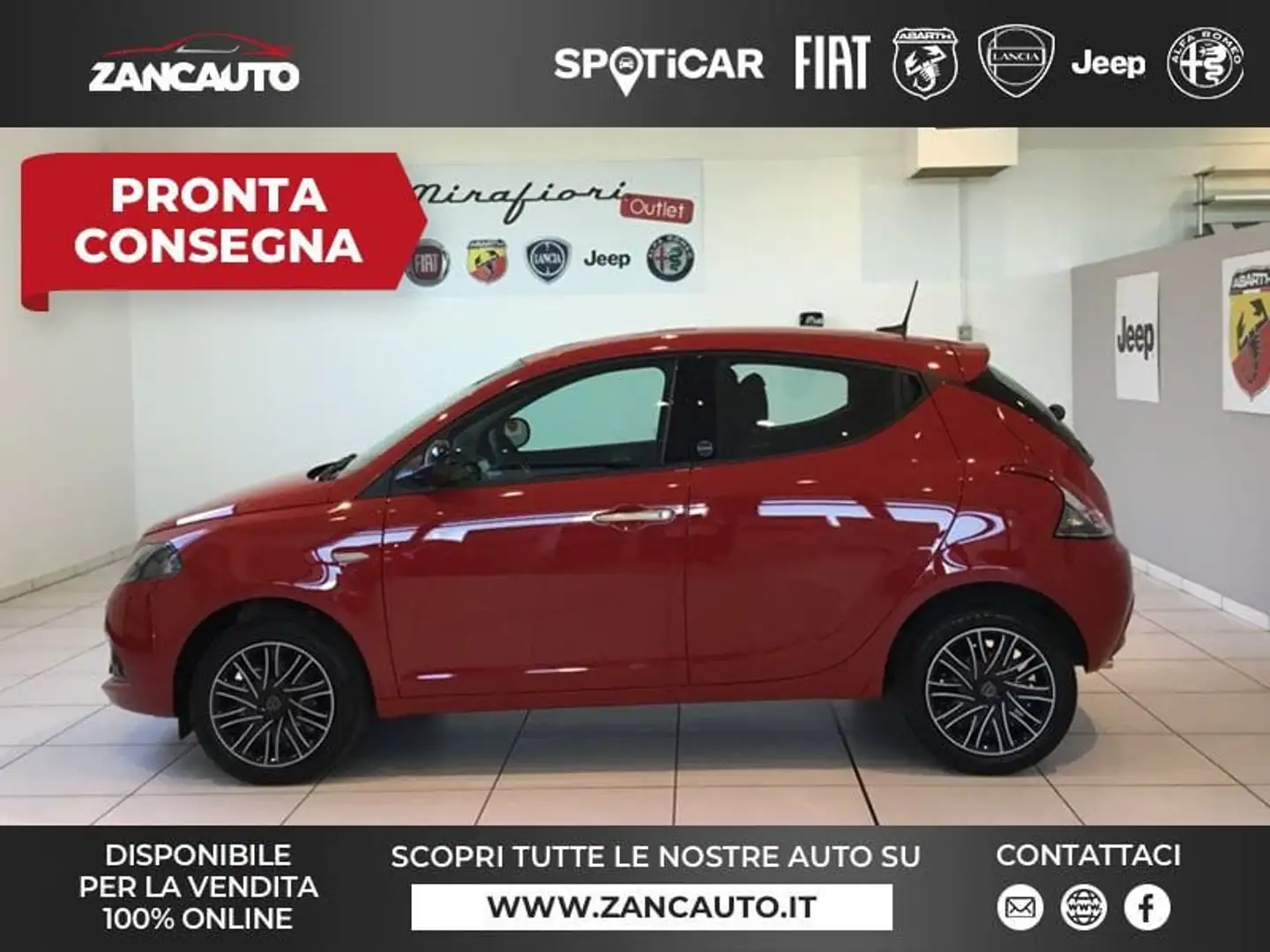 Lancia Ypsilon 1.0 FireFly 5 porte S&S Hybrid Gold Rosso - 1