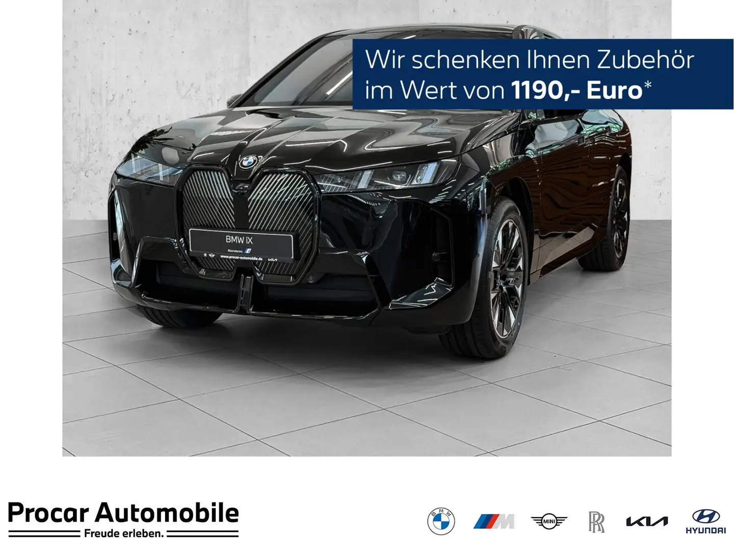 BMW iX xDrive45 M Sport * Panorama-Glasdach Sky Lounge * Schwarz - 1