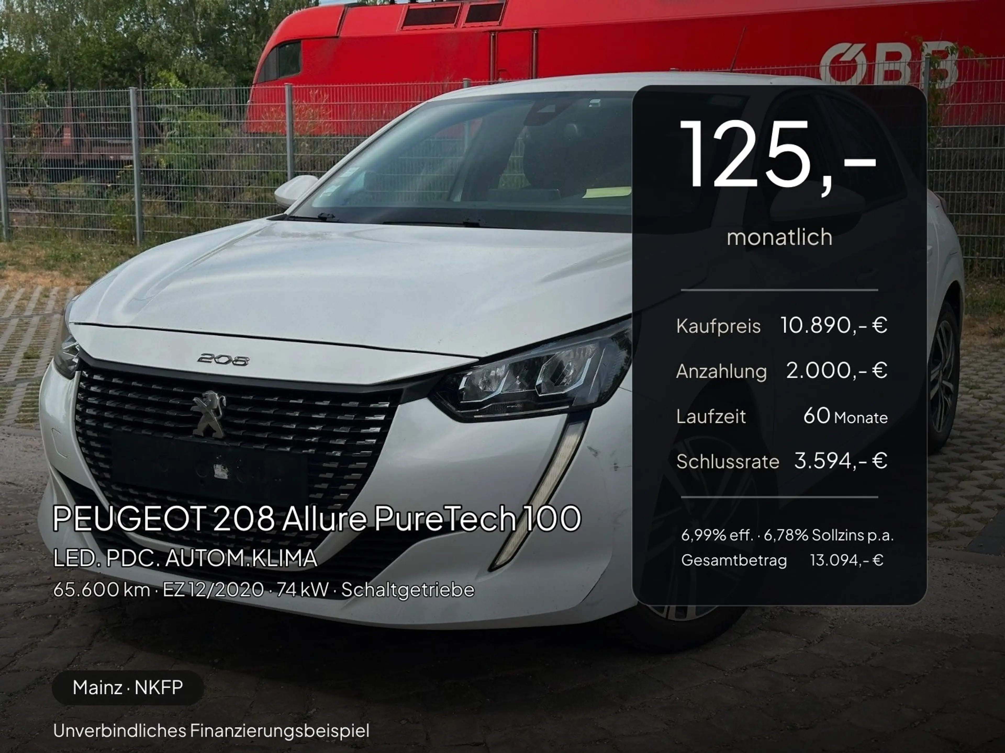 Peugeot 208 208 Allure PureTech 100. LED. PDC. AUTOM.KLIMA — photo 2