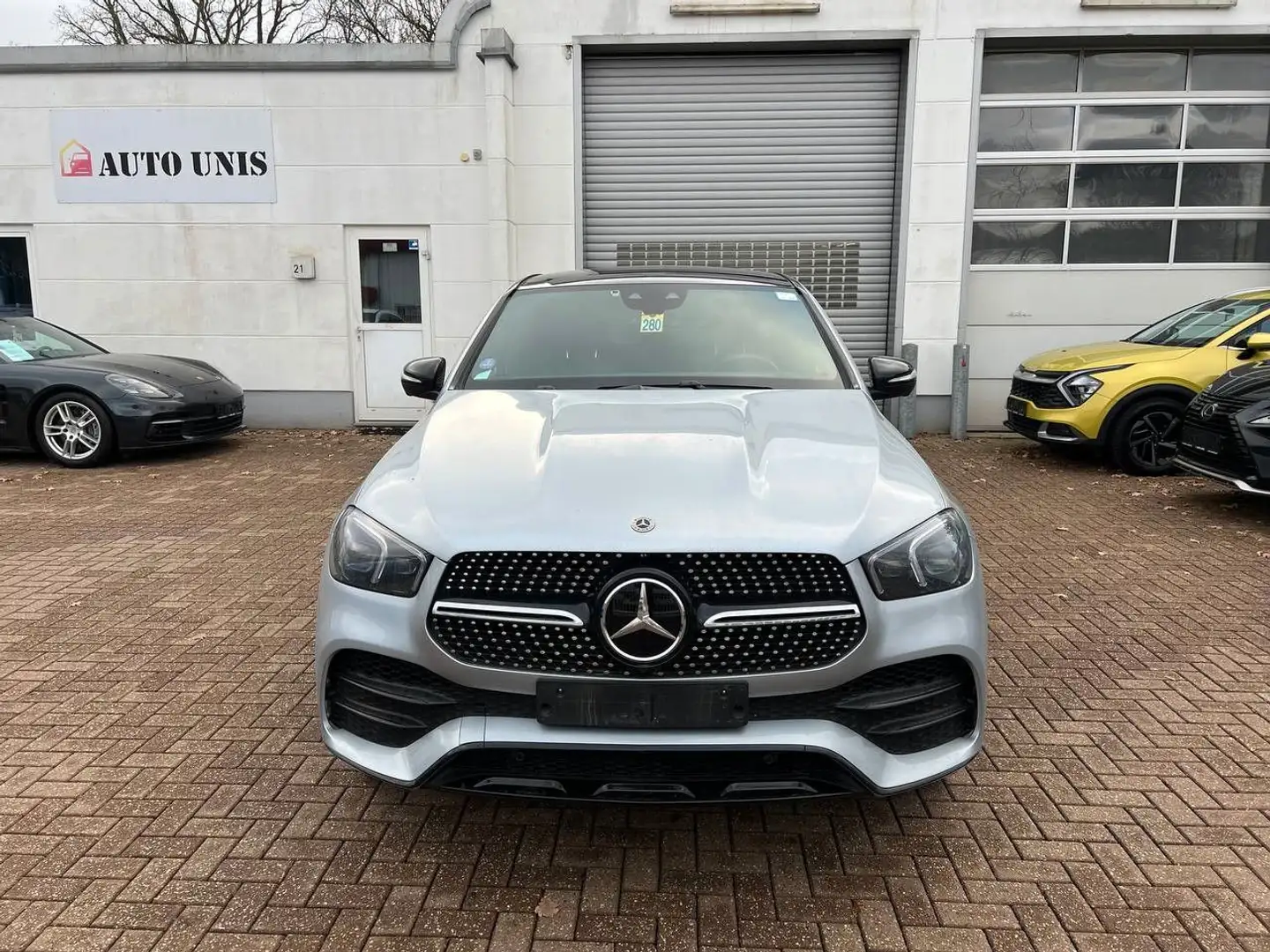 Mercedes-Benz GLE 350 de 4Matic Coupe AMG 360 Kamera Burmester Silber - 2