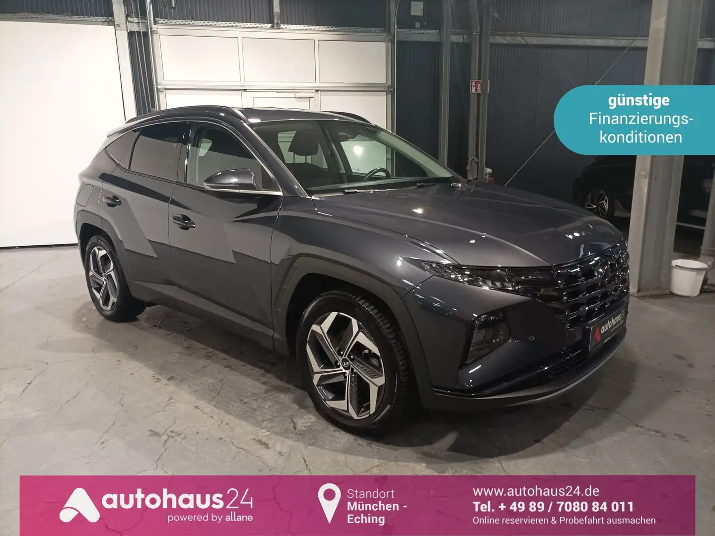 Hyundai TUCSON 1.6 PHEV Trend 4WD LED|Navi|Kamera|Sitzhz Grigio - 1