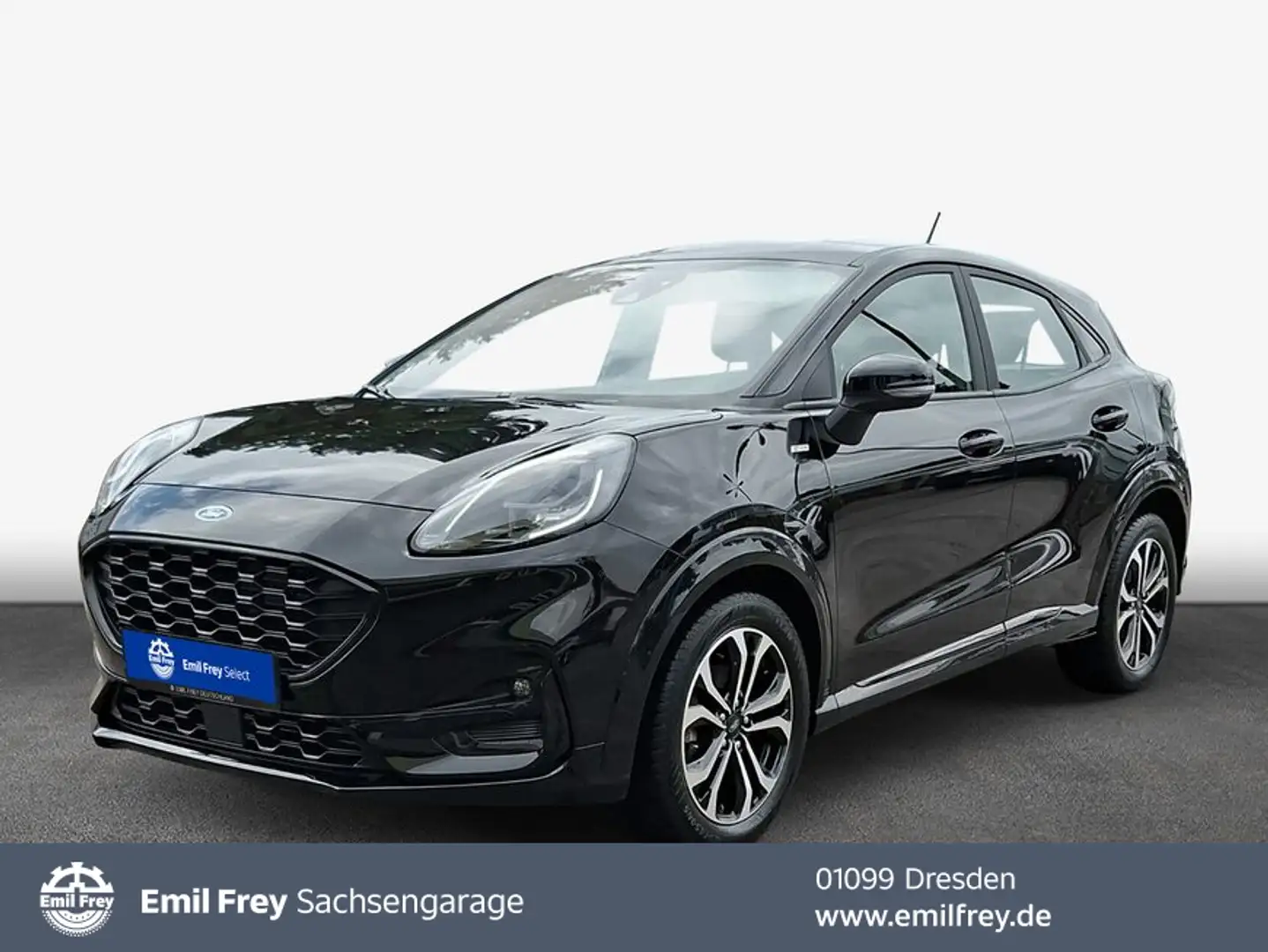 Ford Puma 1.0 EcoBoost Hybrid Aut. ST-LINE Zwart - 1