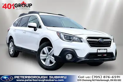 White 2019 Subaru Outback 2.5i AWD Wagon All-Wheel Drive Continuously Variable Transmission