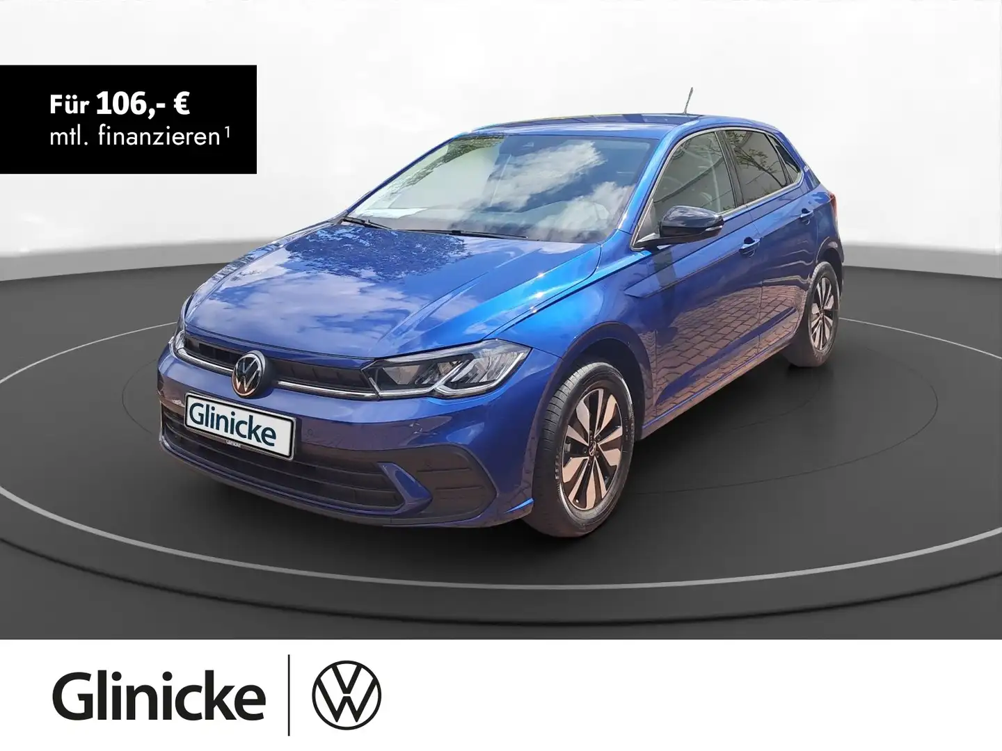 Volkswagen Polo Life "GOAL" 1,0 (80 PS) 5-Gang Blau - 1