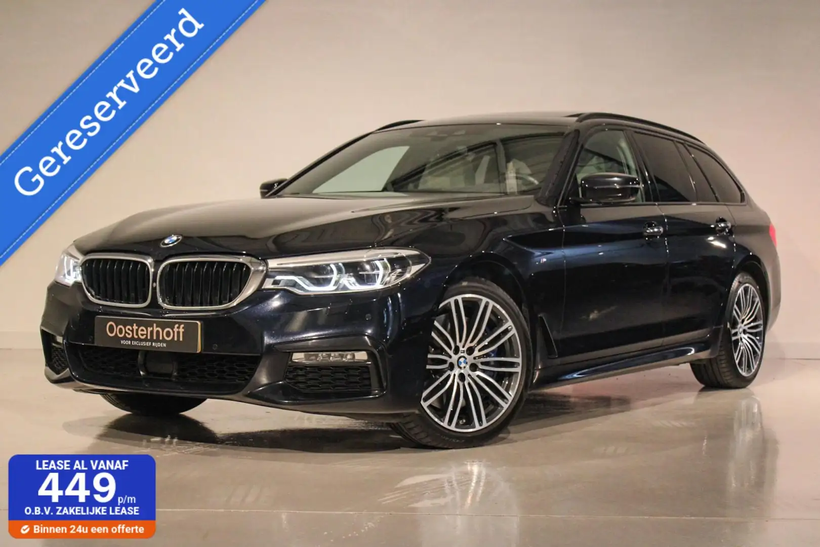 BMW 540 5-serie Touring 540i xDrive High Executive PANO | Nero - 1