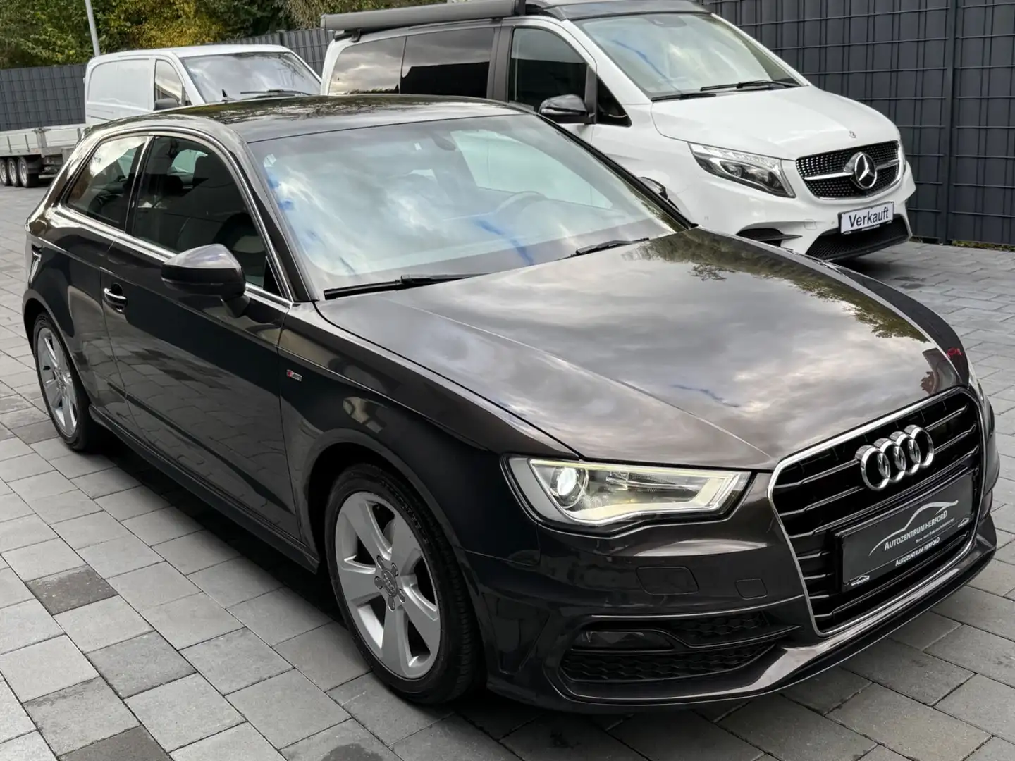 Audi A3 S-Line ambition Kliam Xenon SHZ Tempomat Brun - 2