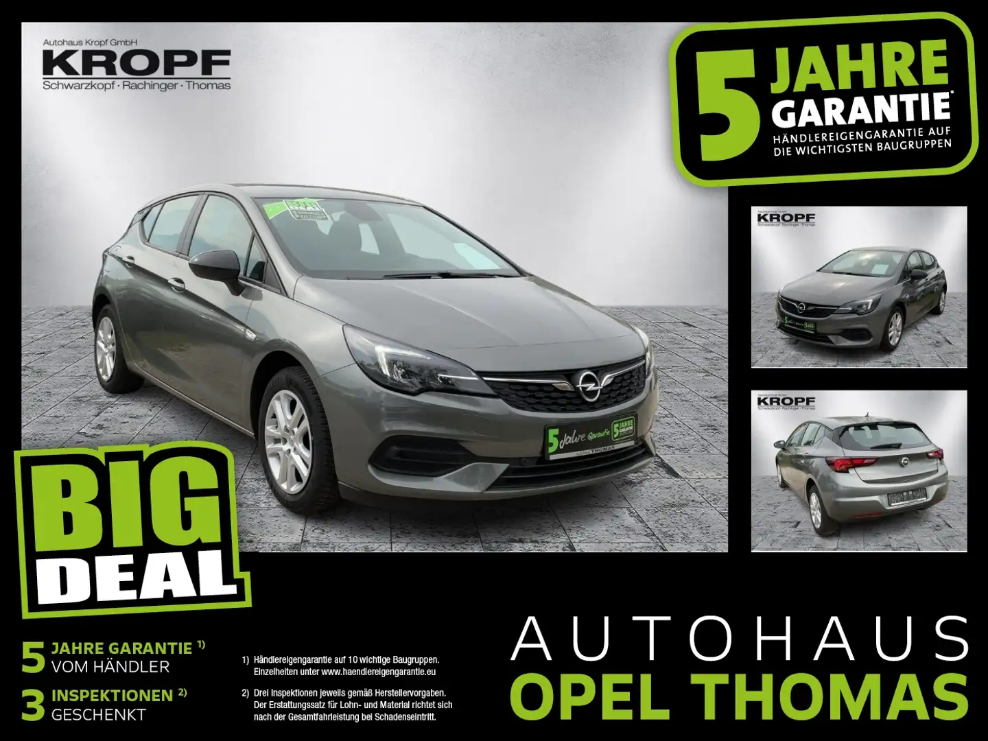 Opel Astra K 1.2 Turbo Edition LM LED W-Paket PDC Grau - 1