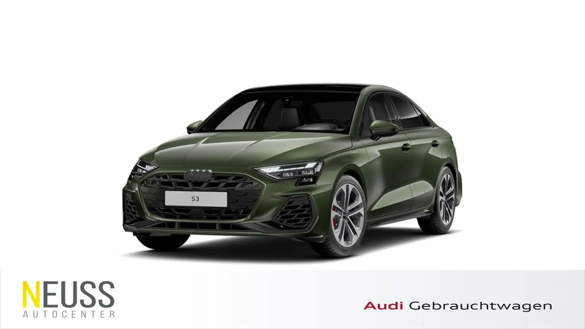 Audi S3 Limousine 2.0 TFSI quattro PANO+MATRIX+SONOS+ Grün - 1