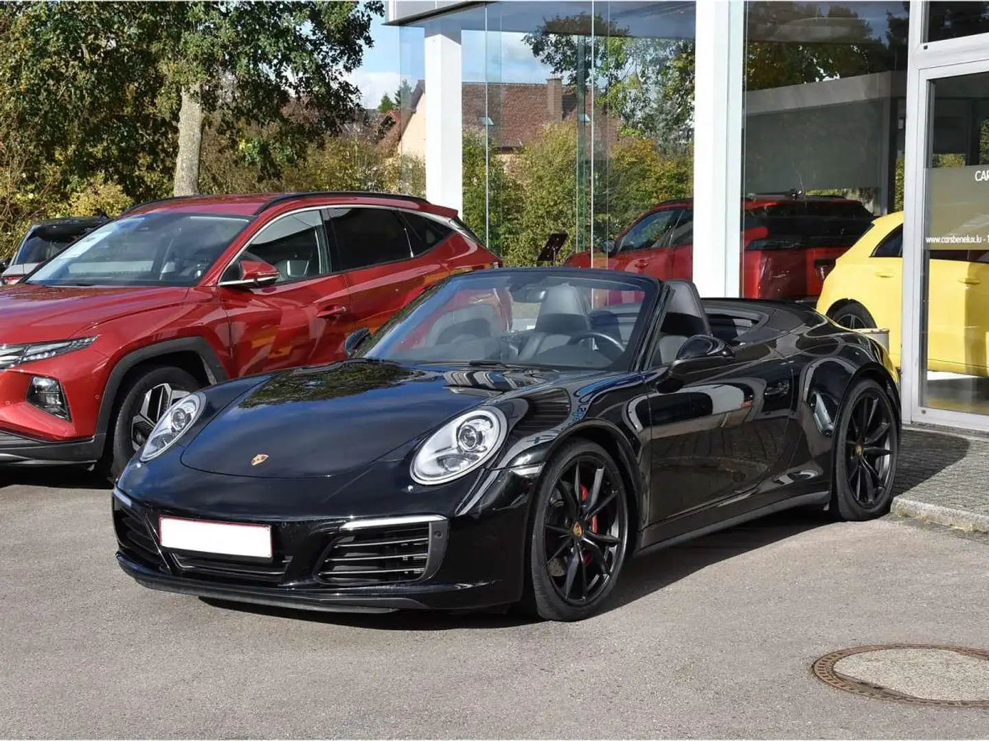 Porsche 991 .2 Carrera 4S Cabrio PDK CUIR GPS JA20 Noir - 2