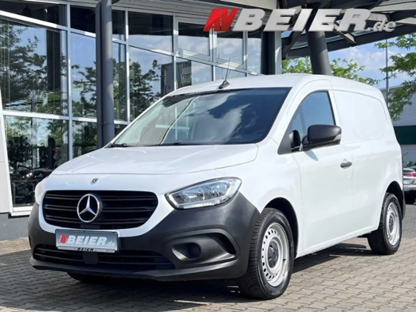 Mercedes-Benz Citan Klima PDC Regalsystem DAB Holzboden 108 CDI Wit - 2
