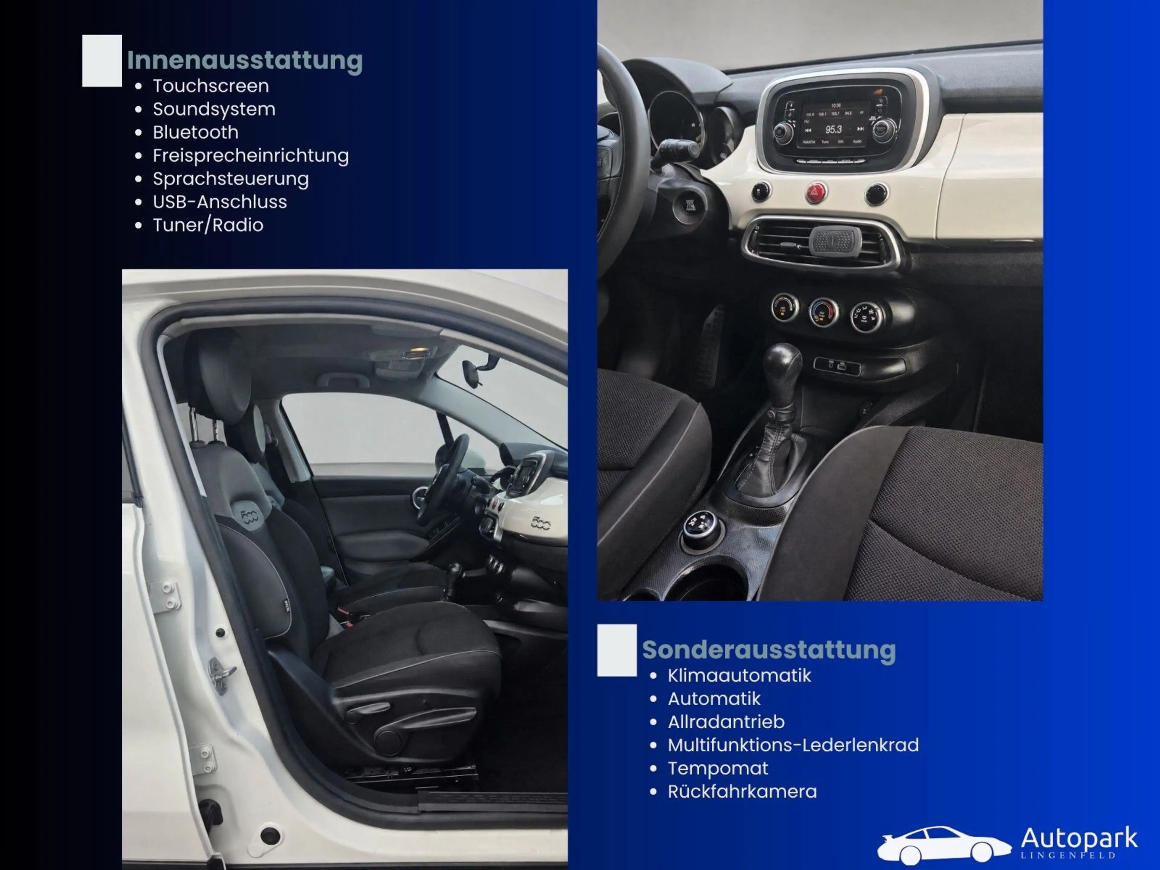 Fiat 500X 2.4 MultiAir 134kW | 4x4 | Automatik | HU | — photo 12