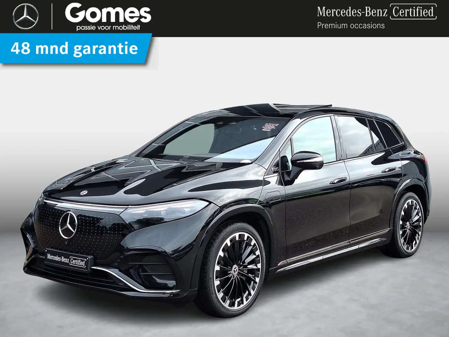 Mercedes-Benz EQS SUV 450 4MATIC | AMG Line | Panoramadak | Trekhaak | P Zwart - 1