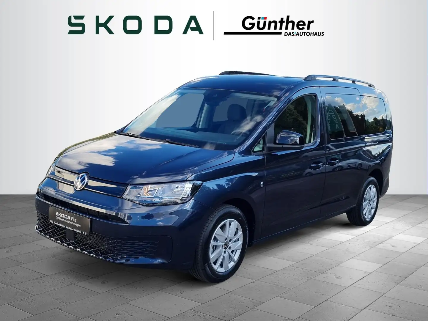 Volkswagen Caddy 2.0 TDI DSG +AHK+7-SITZER+KAMERA Bleu - 2