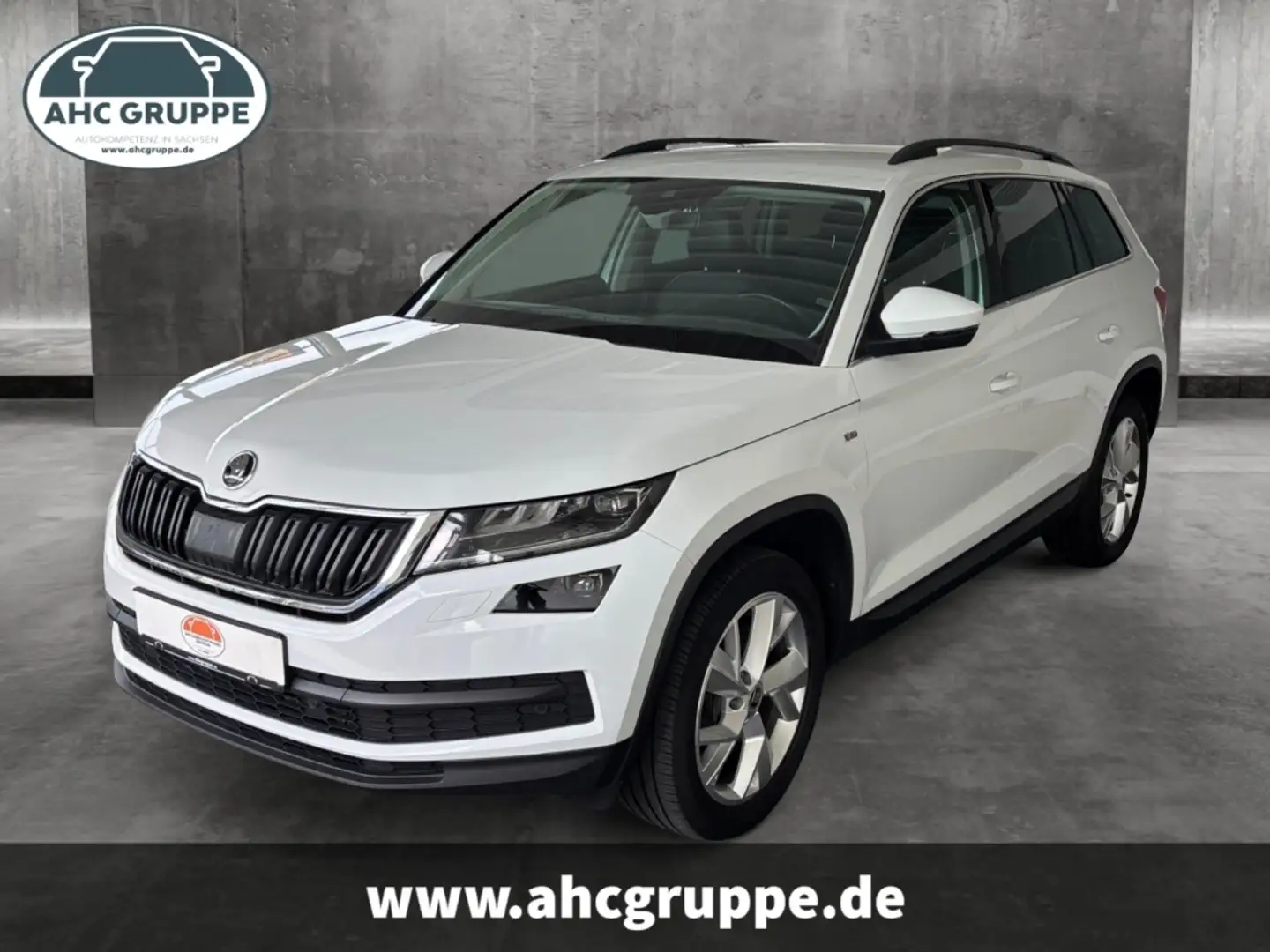 Skoda Kodiaq Soleil 2.0 TDI 4x4 DSG, Navi ACC RFK Standhzg Voll Biały - 1