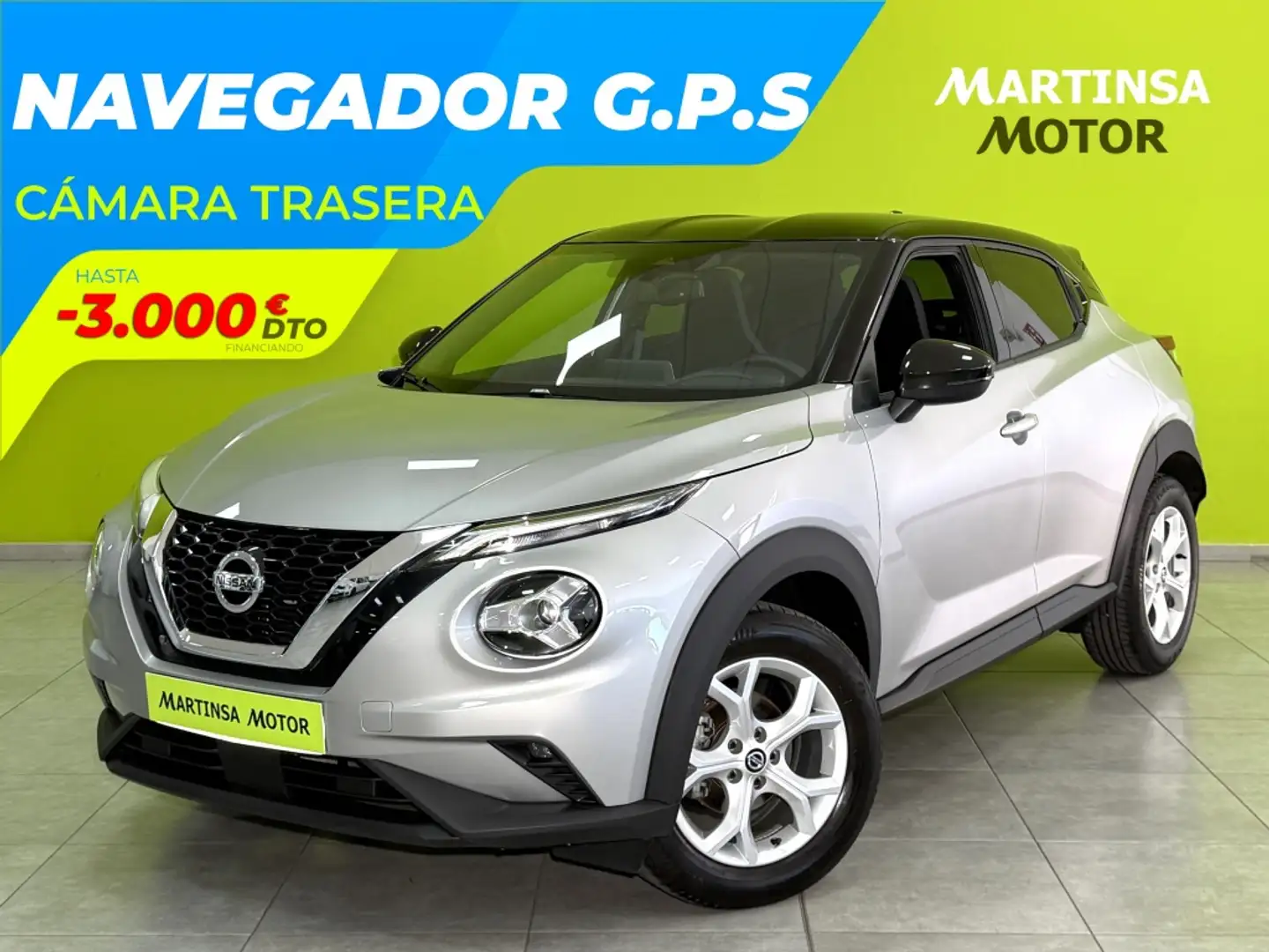 Nissan Juke 1.0 DIG-T N-Connecta 4x2 114 Plateado - 1