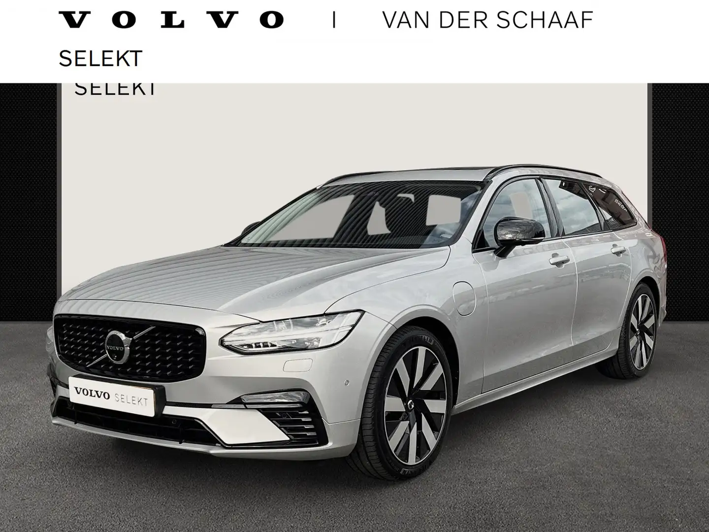 Volvo V90 T6 350pk AWD Ultra Dark / 360 Camera / Head-Up / S Grijs - 1