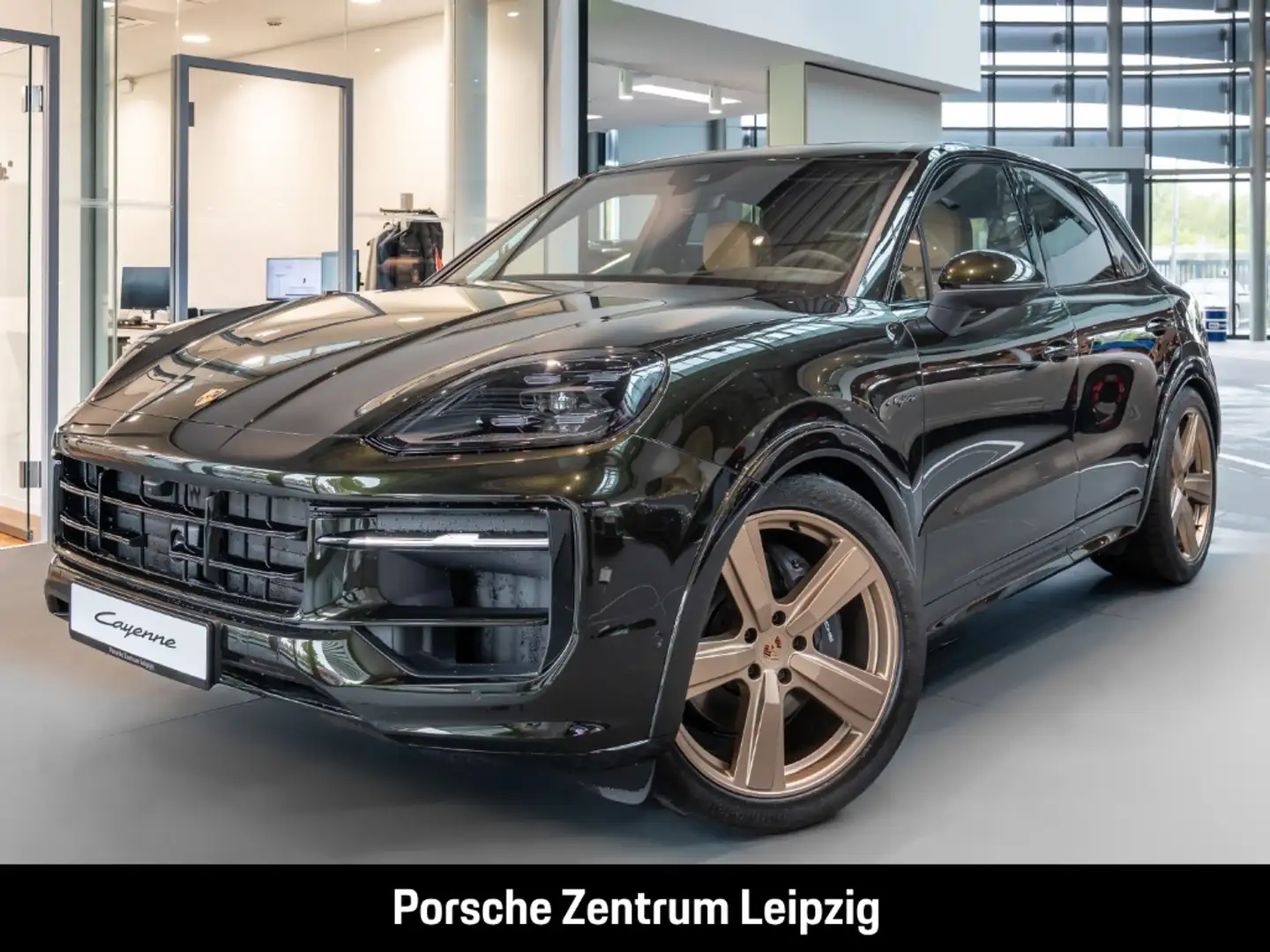 Porsche Cayenne E-Hybrid darkolive! Massage HeadUp 22Zoll Grün - 1