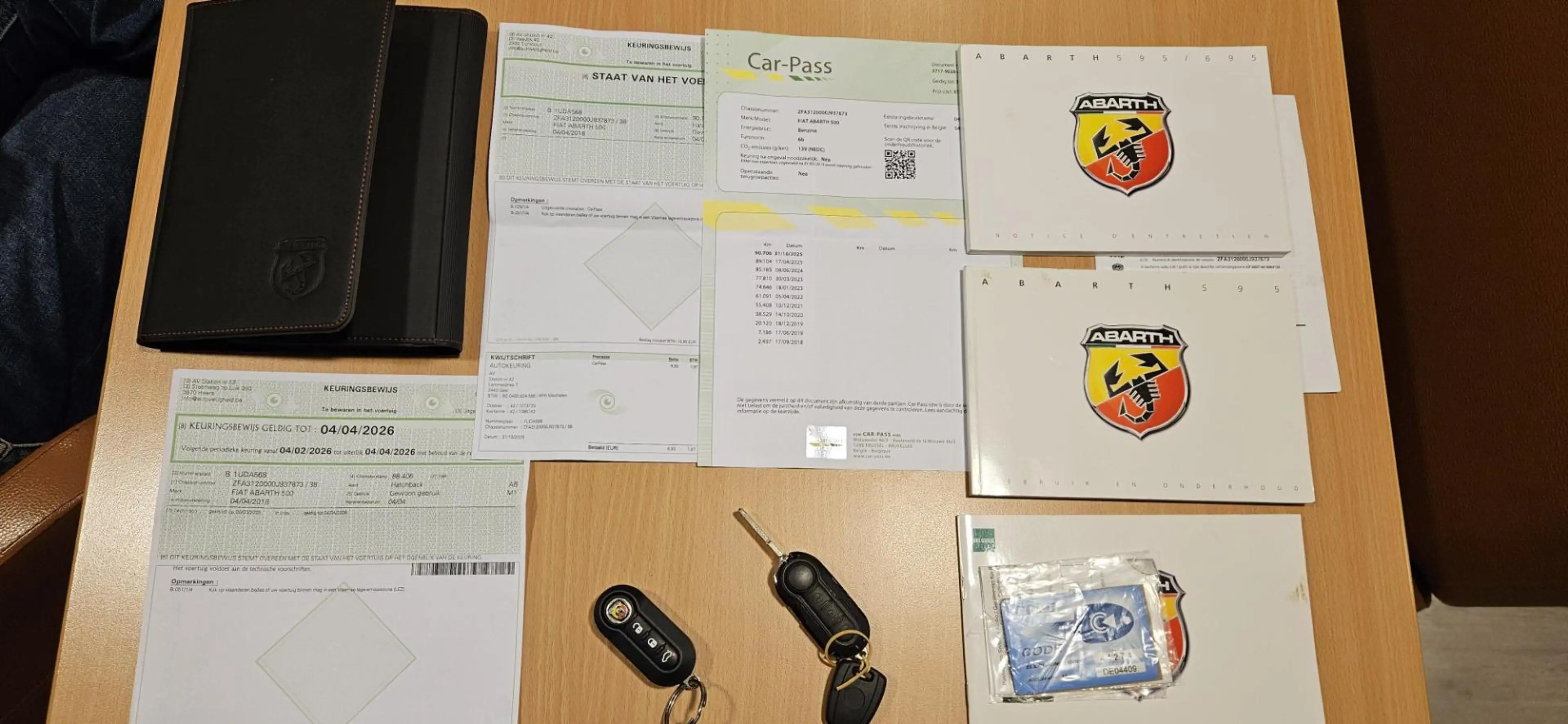 Abarth 500 595 1.4 T-jet 135 Airco Navi PDC Bleutooth 1ste ei — photo 17